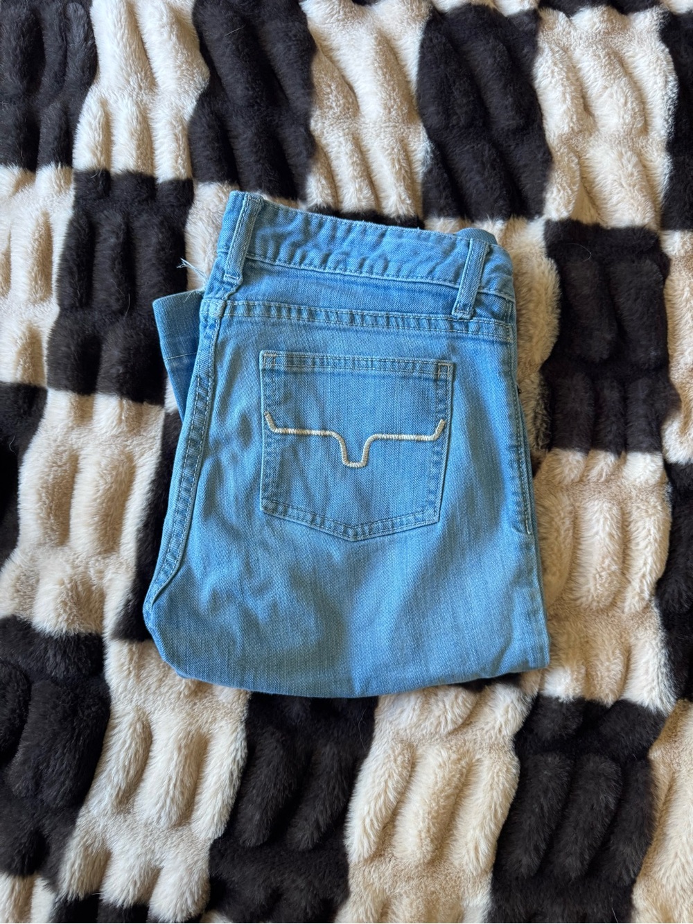 Kimes Ranch Light Blue Wide Leg Jeans